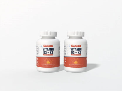 Vitamin D3 K2,  2 in 1 VIT D3 and K2 Supplement