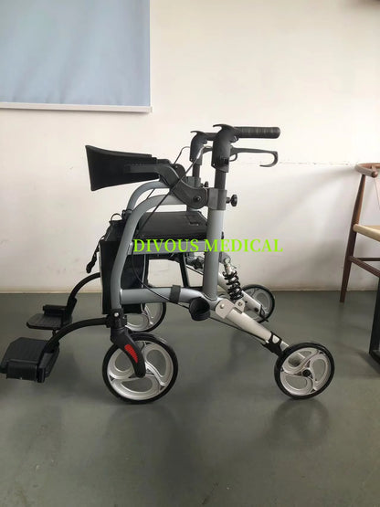 Four-legged Walking Assist Rollator Walker