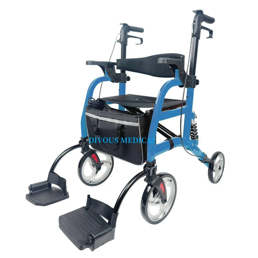 Four-legged Walking Assist Rollator Walker