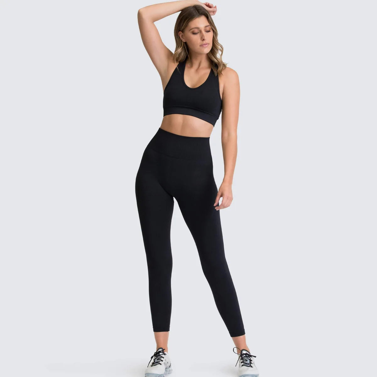Seamless Yoga Sports Bra and Leggings