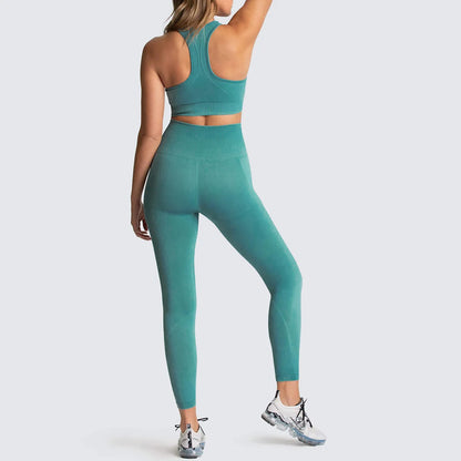 Seamless Yoga Sports Bra and Leggings