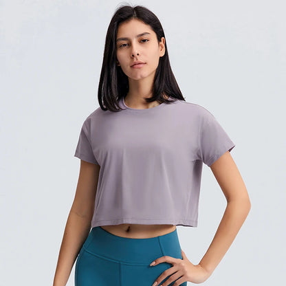 Loose  Seamless Sport t-Shirts