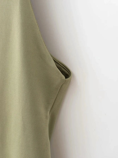 sexy bodycon4 color green slim casual