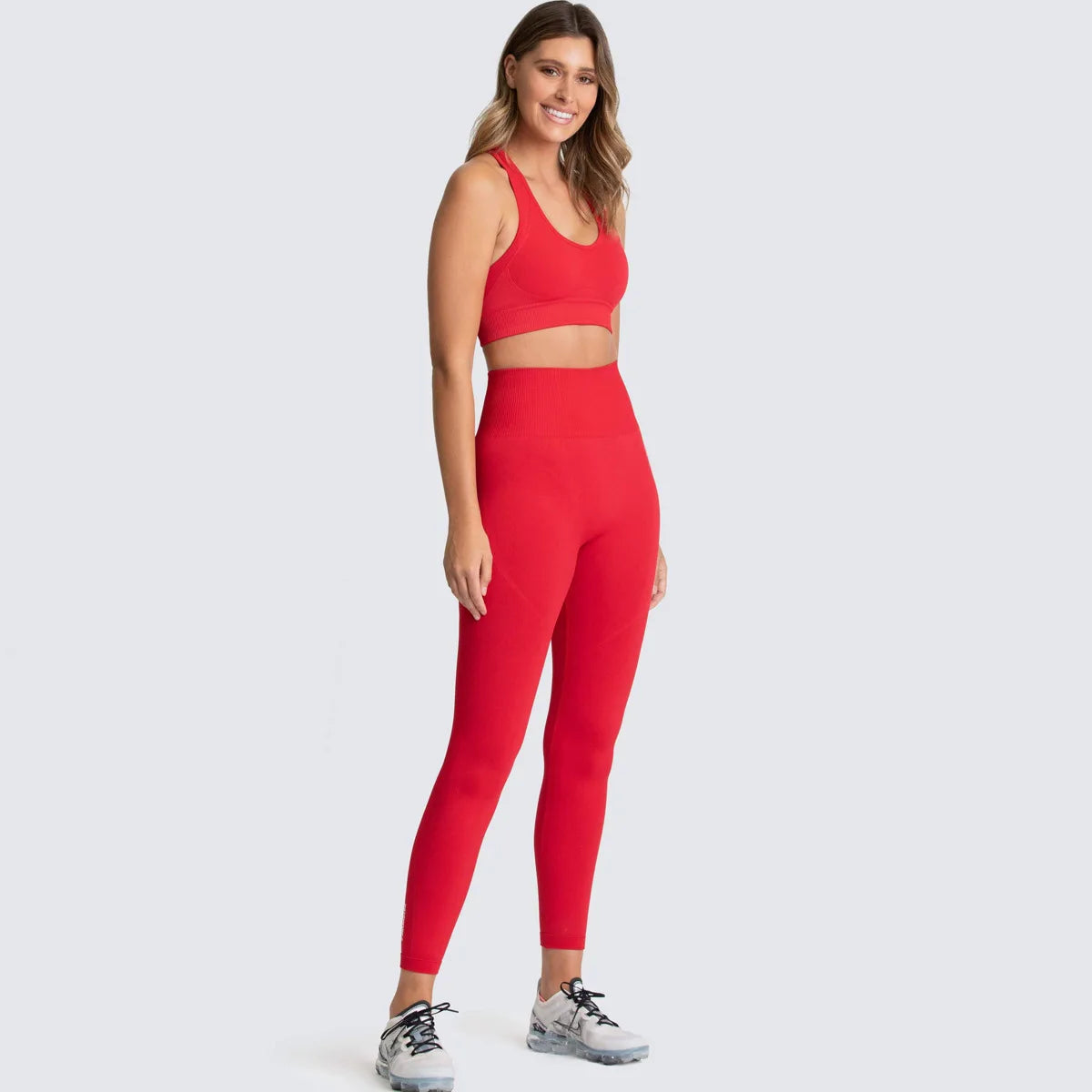 Seamless Yoga Sports Bra and Leggings