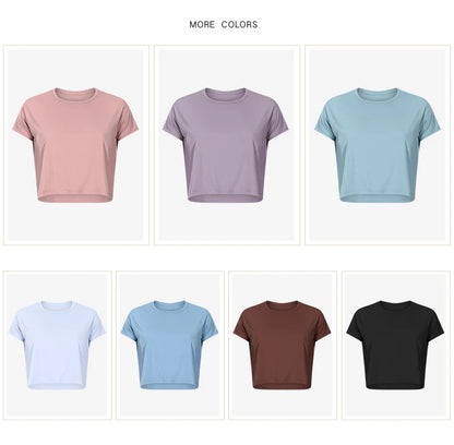 Loose  Seamless Sport t-Shirts