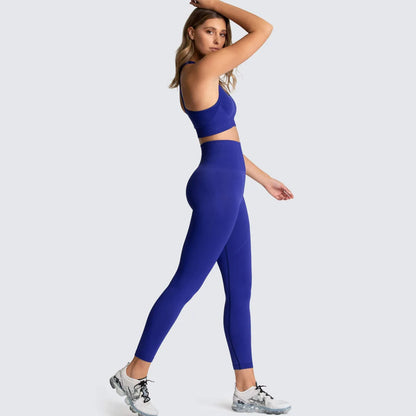 Seamless Yoga Sports Bra and Leggings