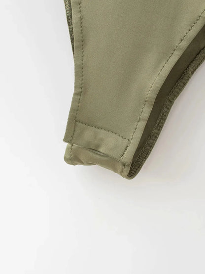 sexy bodycon4 color green slim casual
