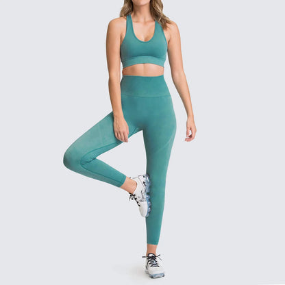 Seamless Yoga Sports Bra and Leggings