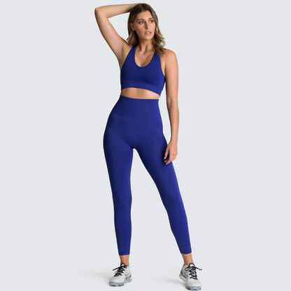 Seamless Yoga Sports Bra and Leggings