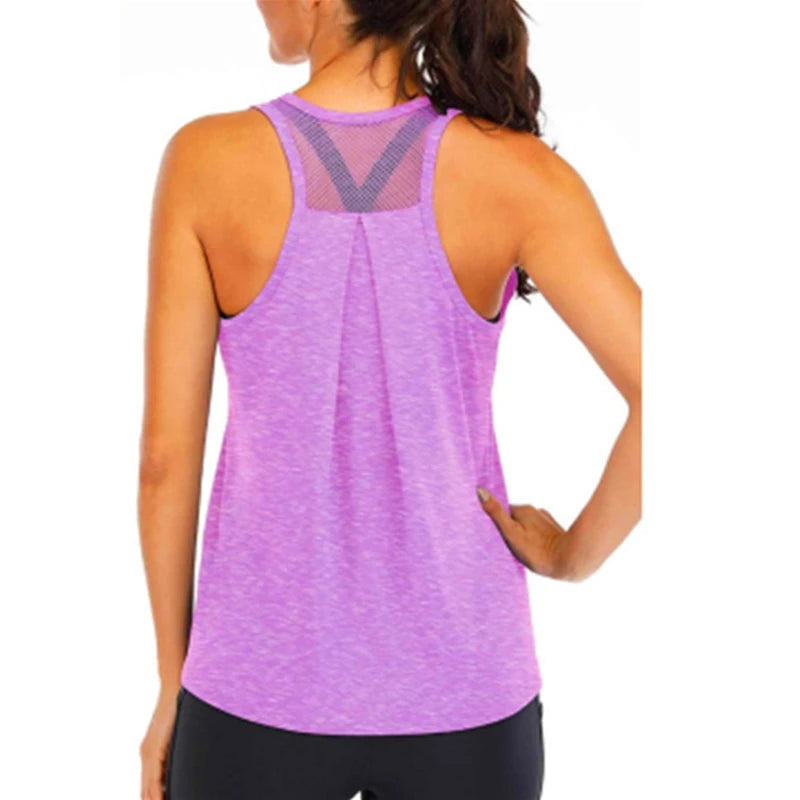Yoga T-Shirt Loose Fitness  Quick-Drying