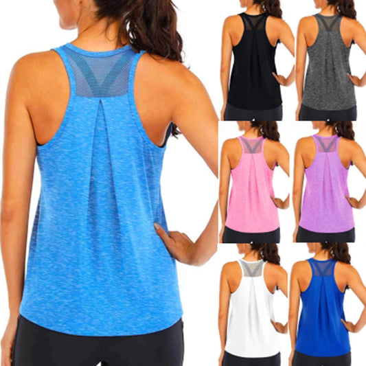 Yoga T-Shirt Loose Fitness  Quick-Drying