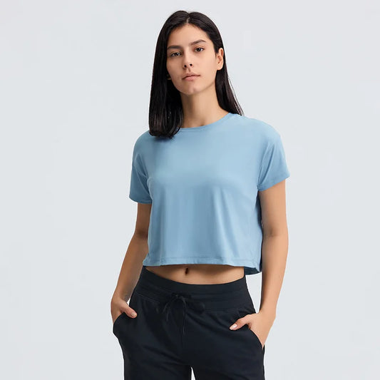 Loose  Seamless Sport t-Shirts