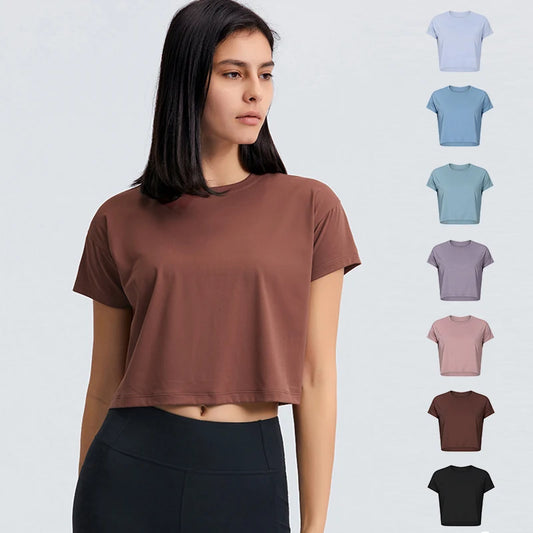 Loose  Seamless Sport t-Shirts