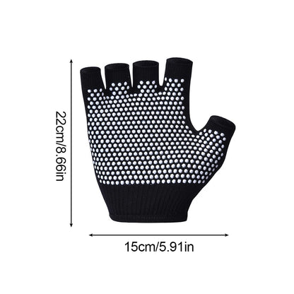 1Pair Half Finger Yoga  Gloves, Cycling Gloves