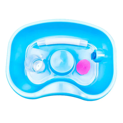 Hair Washing Tray with Pipe with Shampoo Brush