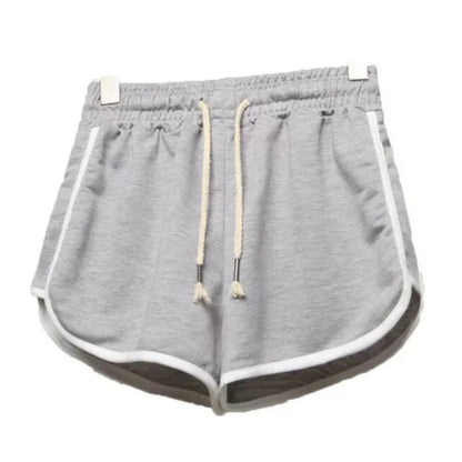 mid-waist casual loose straight  thin breathable wide leg shorts
