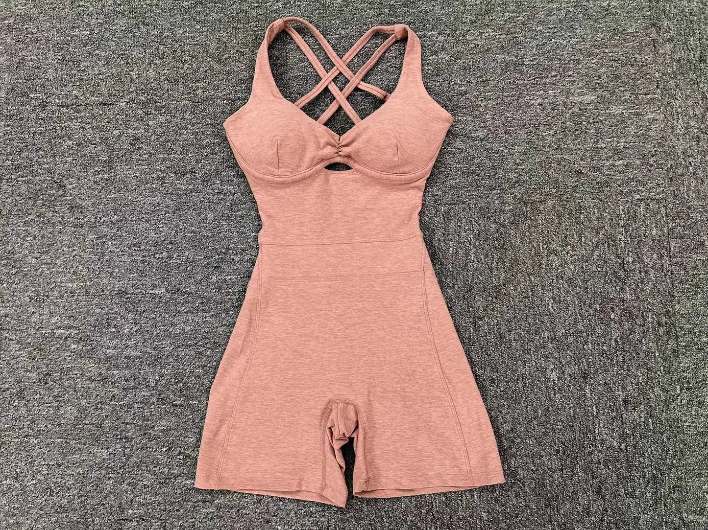Adjustable double straps, Open back  V shape back design ,Removable pads BODYSUIT