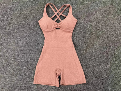 Adjustable double straps, Open back  V shape back design ,Removable pads BODYSUIT