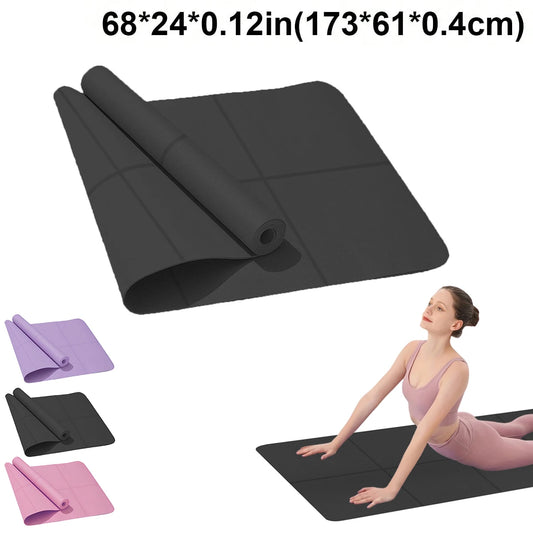Anti-skid Comfort Foam 4MM Thick Yoga Mat for Exercise
