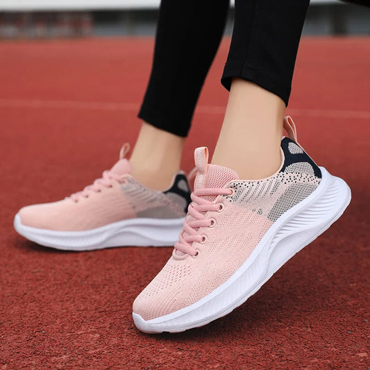 breathable women's low  top running shoes