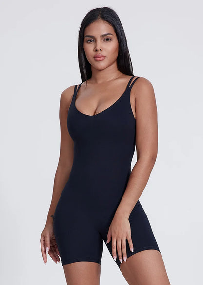 One-piece tight jumpsuit