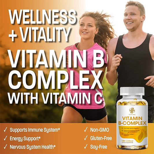 Vitamin B Capsule VB B1 B2 B3 B5 B6 B7 B9 B12