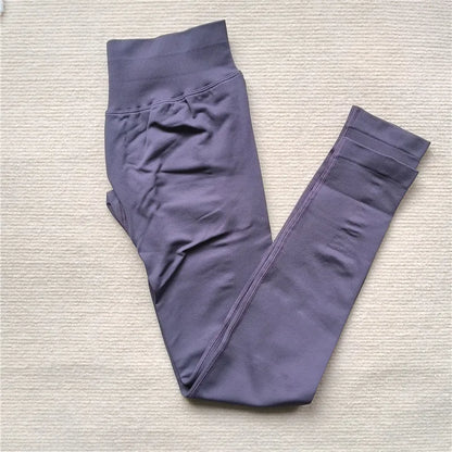 Seamless Yoga Leggings  Butt Lifting Tights Tummy Control