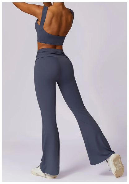 Sports Bra  Open Back Yoga Breathable Slim Fit  Tank Top With Removable Pads