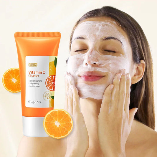 Vitamin C Facial Cleanser Skin Deep Cleansing Moisturizing Blackhead Removal