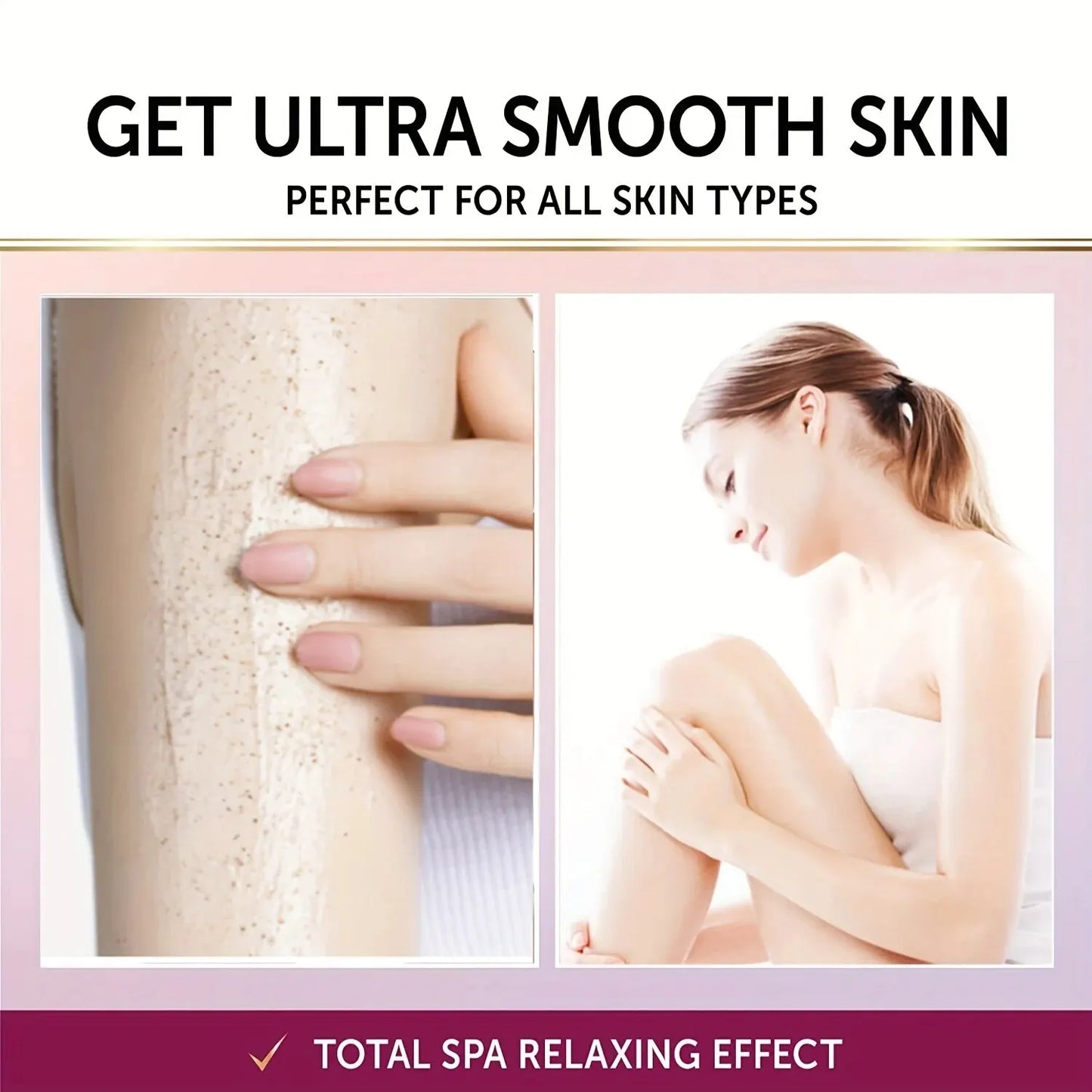 MELAO Himalayan Salt Body Scrub with Collagen and Stem Cells