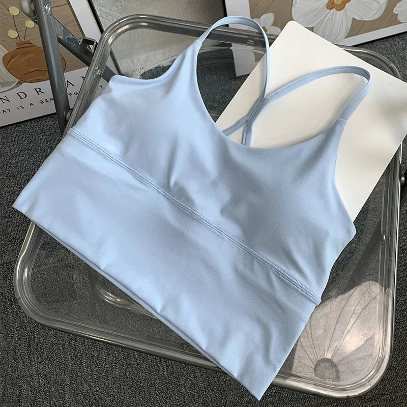 Fashion Sexy Cross Back Small Sling Yoga Underwear Vest