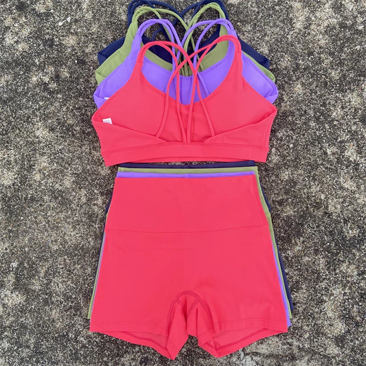 2 Piece Yoga Shorts Set