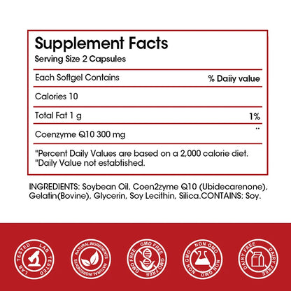 CoQ10 300mg Super 3x Absorption