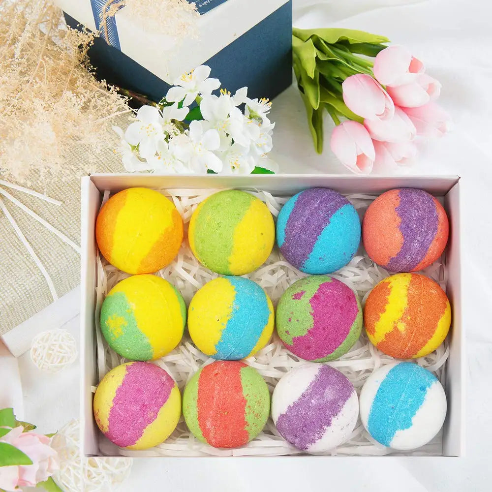 Bath Bombs for Kids and Women, Perfect Self Care Relaxing Spa