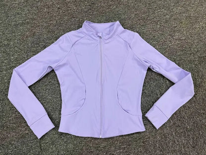 2 Pcs Gym Set  Jacket With Matching Leggings