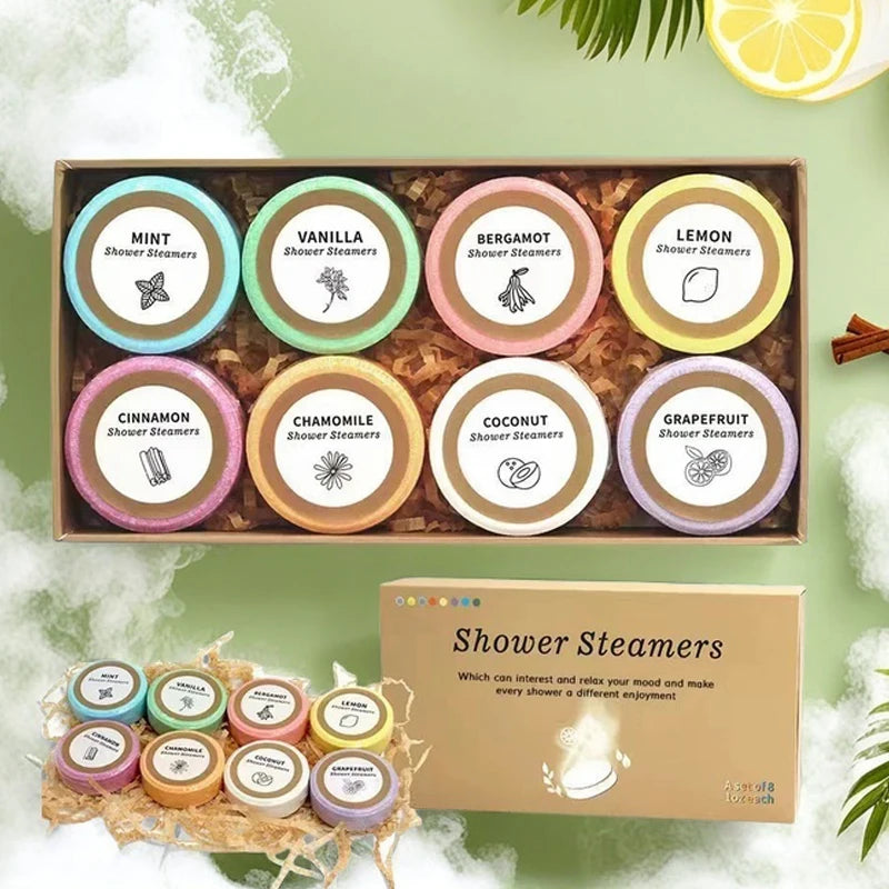8PCS Bomb Bath Salt Gift Box Moisturizing Body Care