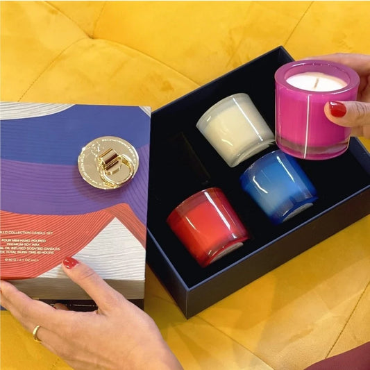 4 Natural Soy Candles| Lavender Essential Oils Stress Relief