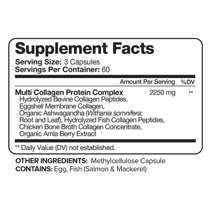 Multi-Collagen Capsules for Men and Women
