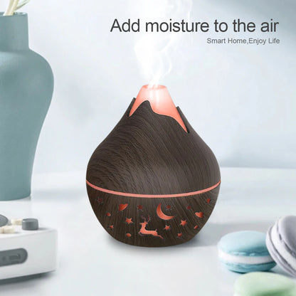 Oil Diffusers with 200ml Tank Remote Control and 7 Color LED Lights For Relaxation and Aromatherapy