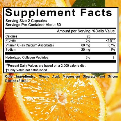 Hydrolyzed Collagen Peptides Plus Vitamin C