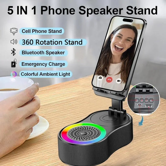 360°rotatable Adjustable Folding Lift-non-slip Phone Holder