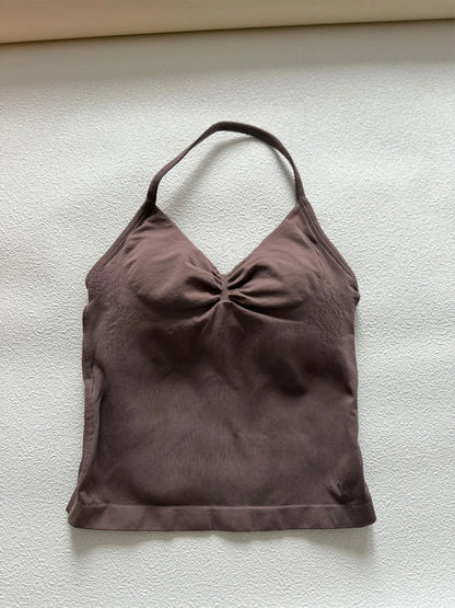 Gym Built-in Bra Tops