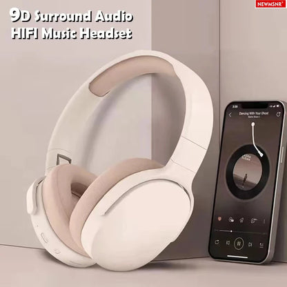 Fashion Wireless Bluetooth Headphones Over Ear HIFI Stereo Headsets