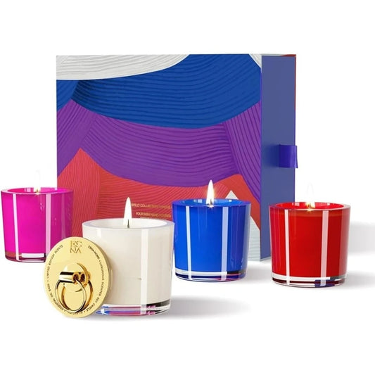 4 Natural Soy Candles| Lavender Essential Oils Stress Relief