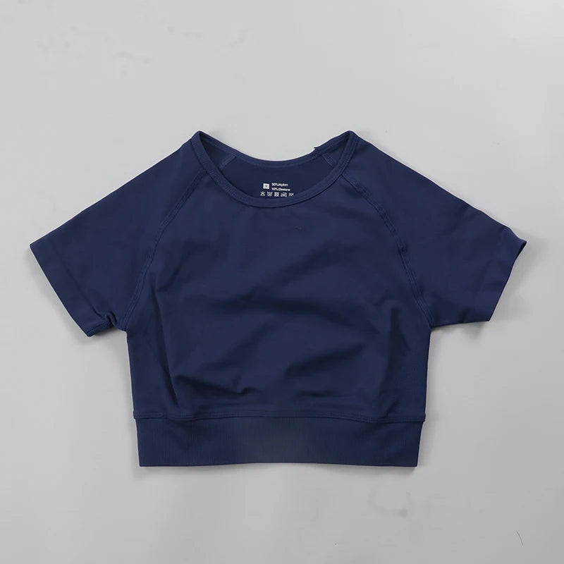 Crop Top Yoga Shirt