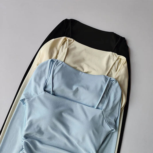 Women Sports Tops Fixed Chest Pads  Long Sleeves