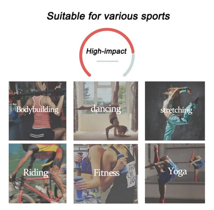 U-Shaped Multi-Strap Cross Back Sports Bra Top