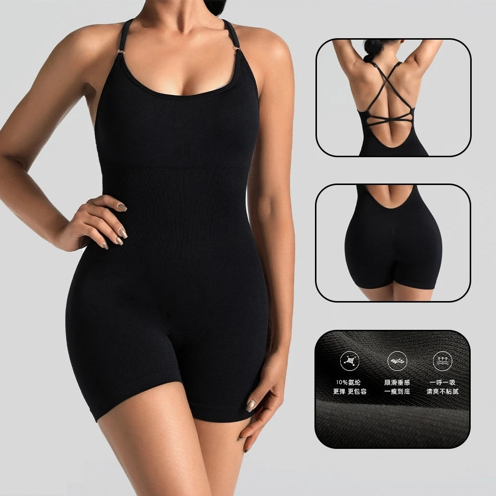 Yoga Set Jumpsuit Sports Overalls