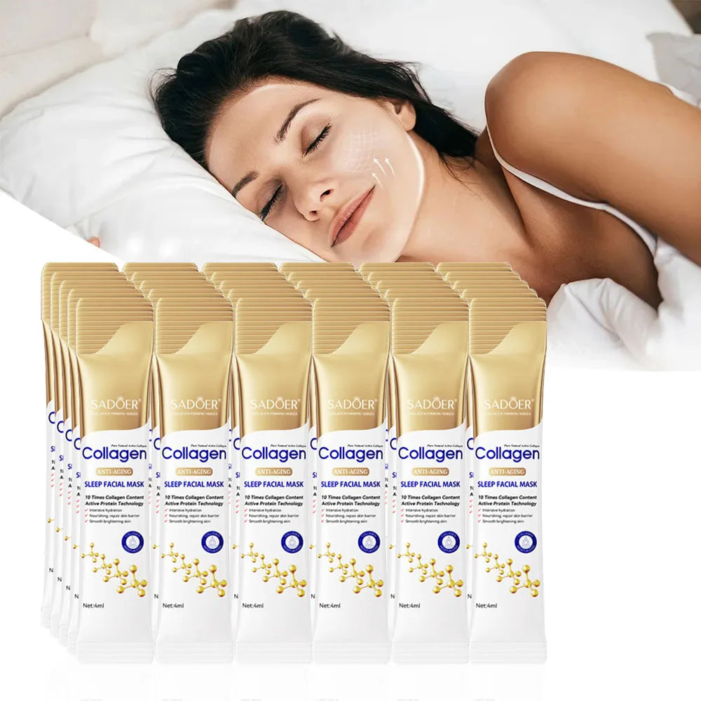 30pcs Collagen Sleeping Facial Masks Face skincare