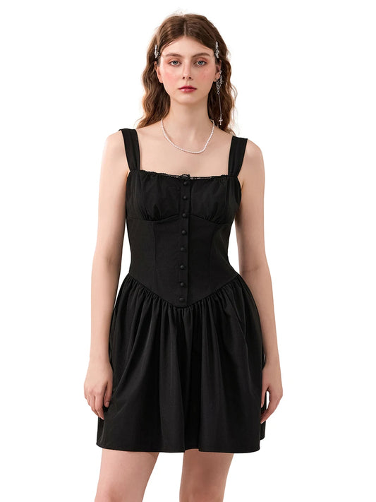 Sleeveless A-Line Dress